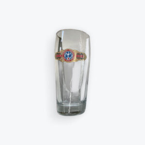 Cigar Band Tall Glass