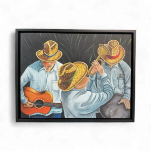 Framed Art Painting 30.5x23.5 – Cuban Artistic Collection