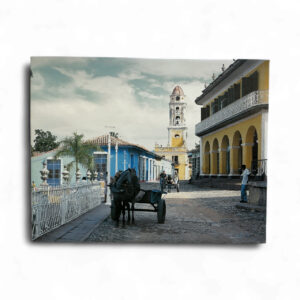 Hand-Painted Canvas 14x11 – Cuban Cultural Art