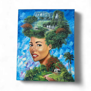 Hand-Painted Canvas 30x24 (#390) – Cuban Themes Collection