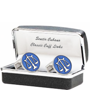 Classical Attorney's Cuff Lin. Silver Tone