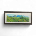 Framed Landscape Art 35x16 – Cuban Panorama Collection