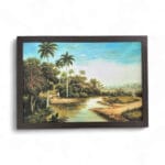Framed Art 37x26 – Cuban Countryside Landscape