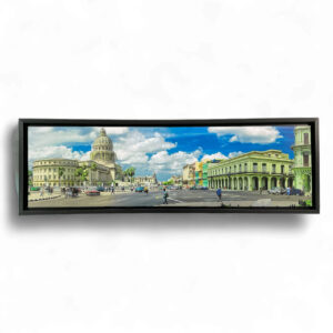 Havana Panorama Framed Art – 44x14