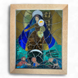 Madonna del Mar – Stained Glass Composition