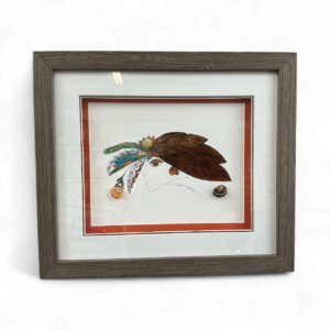 Polymita Elegance (#160) – Framed Natural Shell Art