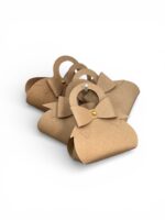 Kraft Paper Favor Gift Boxes with Handle and Bow