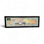 Vintage Map of Cuba – Panoramic Wall Art