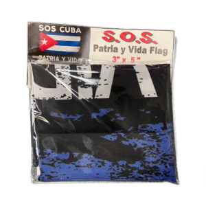 S.O.S. Cuba “Patria y Vida” Flag – 3x5 ft