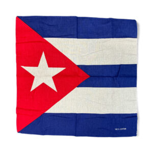 Cuban Cloth Flag – 21” x 20.5”