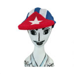 Cuban Flag Cap – Red, White & Blue Mesh Design