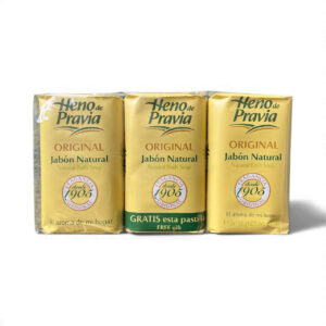 Heno de Pravia Original Natural Bath Soap – 3 Bars Pack (3x115g)