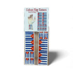 Cuban Flag Temporary Tattoos – Set of 16