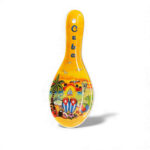 Cuba Ceramic Spoon Rest – Tropical Sunset Design