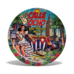 (7.5”) Ceramic Plate - Calle Ocho Little Havana Design