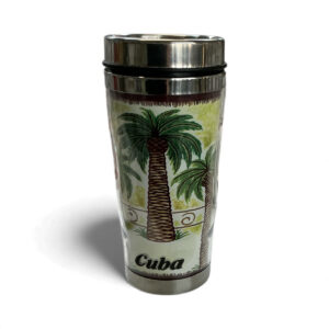 Cuba Palm Tree Stainless Steel Tumbler