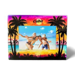 Cuba Sunset Palm Picture Frame – 4x6