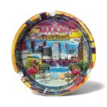 Miami Florida Decorative Ashtray - Flamingos