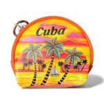 Cuba Sunset Palm Tree Coin Purse