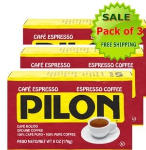 Café Pilon – Pack of 3, 10 oz Each, Dark Roast