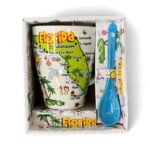 Florida Map Ceramic Mug with Spoon – Gift Box Set