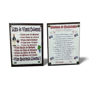 Variation #26065 of (12” x 9”) Cuban Humor Wall Plaques – Multiple Designs