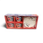 Cuba Flag Espresso Cup Set with Saucer (5-Piece)