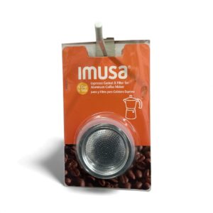 IMUSA Espresso Gasket & Filter – 6 Cup Aluminum Coffee Maker