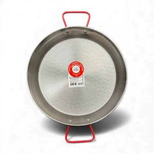 34 cm Stainless Steel Paella Pan (6 Servings)