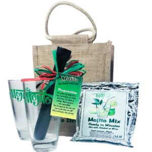 Mojito Kit with Glasses and Mix