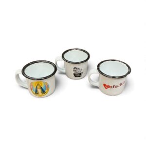 Enamel Cuban Cup (4 oz Multiple Designs)